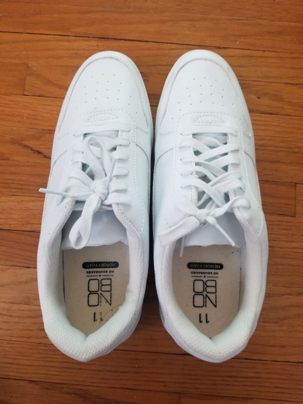 Nobo White Sneaker Gym Shoes Women's 11 - Picture 4 of 6